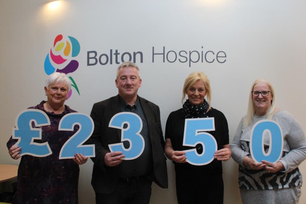 Cash boost for Bolton Hospice